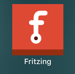 A quick view of the Fritzing circuit software icon